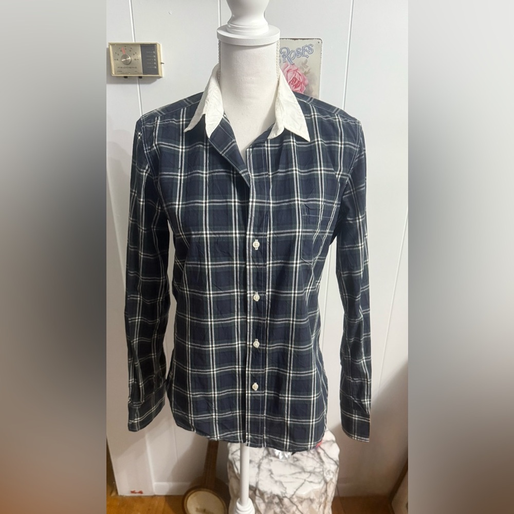 Frank & Eileen Black and White Plaid Button Down Shirt